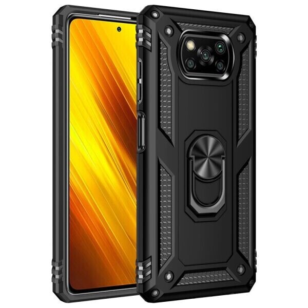 

Защитный чехол Deexe Armor Case для Xiaomi Poco X3 - Black