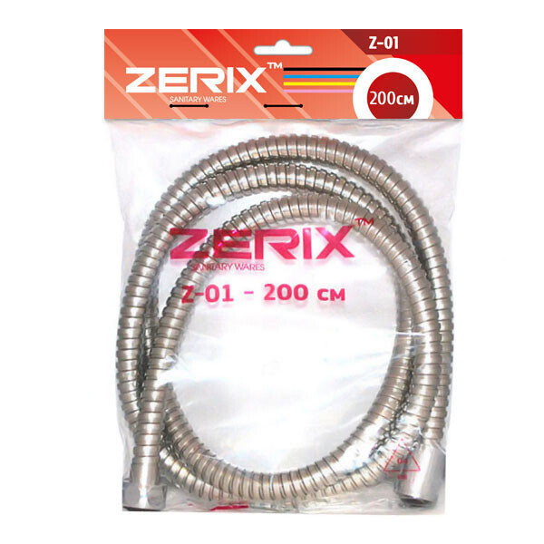 

Душевой шланг металлический 2000мм ZERIX Chr.Z ZX0200 хром 81221