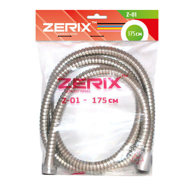 

Шланг для душа в металлической оплетке 1750мм ZERIX Chr.Z ZX0199 хром 81261