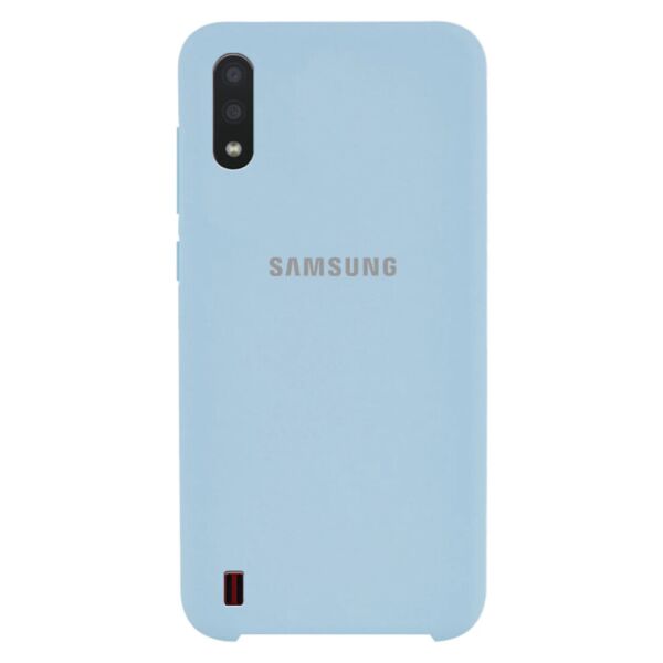 

Чехол Silicone Case Full для Samsung A01 (A015) Navy Blue (KC)