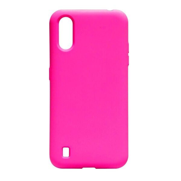 

Чехол Silicone Case Full для Samsung A01 (A015) Hot Pink (KC)