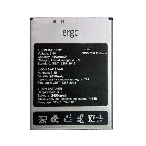 

Аккумулятор для Ergo F502