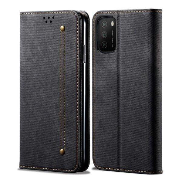 

Защитный чехол UniCase Jeans Wallet для Xiaomi Poco M3 - Black