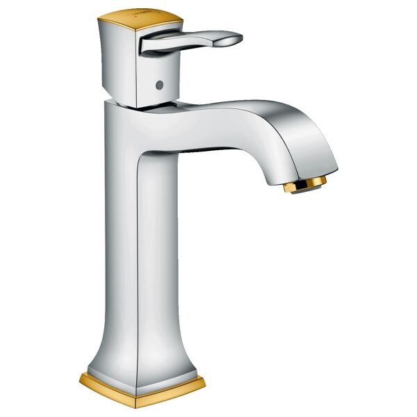 

Смеситель для умывальника HANSGROHE Metropol Classic 31302090 золотой латунь с донным клапаном 71361