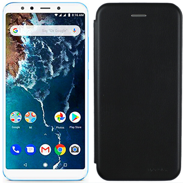 

Чехол книжка U-Like Best для Xiaomi Mi6x/Mi A2 Black (25832)