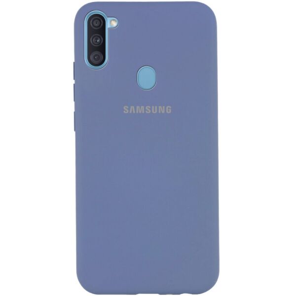 

Silicone Case Full для Samsung A11 (A115) Lavender Grey (KC)