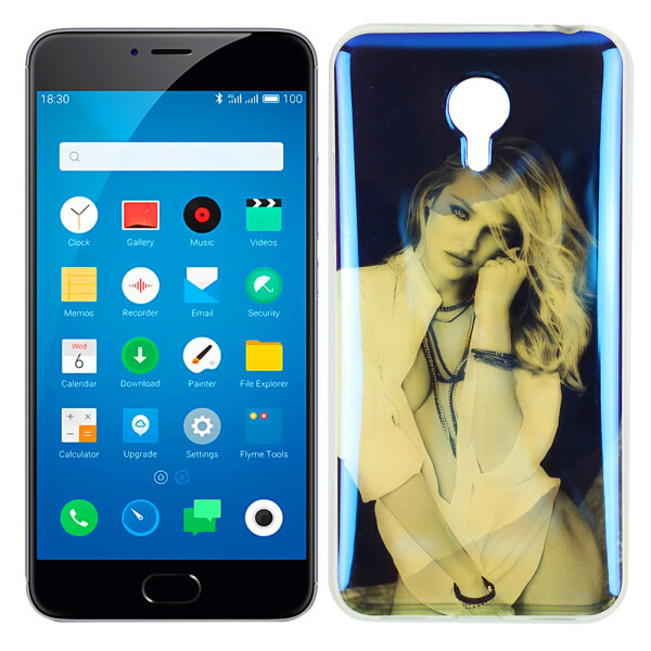 

Накладка силиконовая для Meizu M3 Note перламутр (8957)