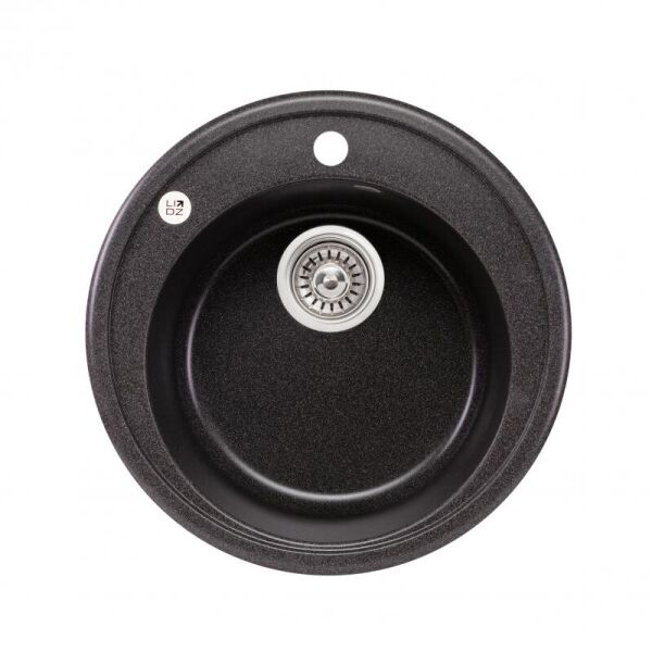

Мойка на кухню керамическая круглая LIDZ D510/200 LIDZGRF13D510200 505мм x 505мм черный 76745