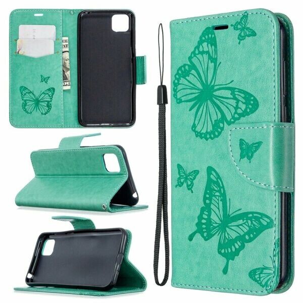 

Чехол UniCase Butterfly Pattern для Huawei Y5p - Green