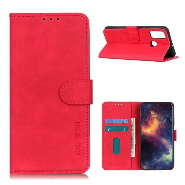 

Чехол-книжка KHAZNEH Retro Wallet для ZTE Blade A7s - Red
