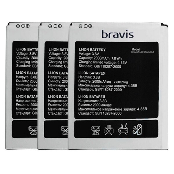 

Аккумулятор для Bravis S500 Diamond