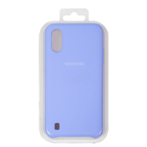 

Чехол Grand Full Silicone Cover для Samsung A01 (A015) lavander