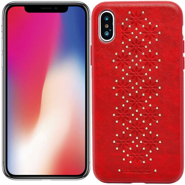Чехол Santa Barbara Polo & Racquet Club Madelyn для iPhone X Red (24150)
