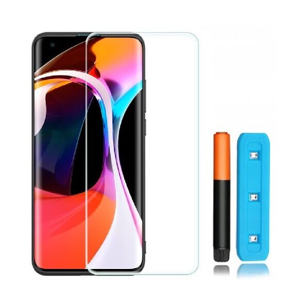 

Защитное стекло 3D Xiaomi Redmi Mi10, Mi 10 Pro, MiCC9 Pro (0.25mm, 3D, прозрачное) в комплекте с UV клеем и лампой