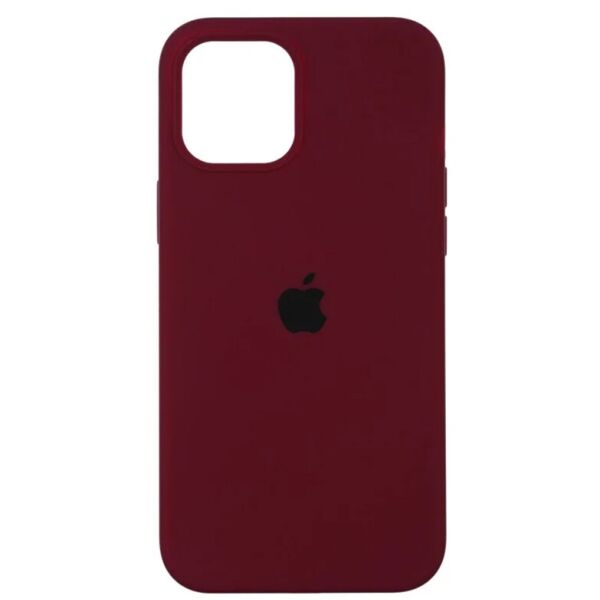 

Чехол Silicone Case Full для iPhone 12/ 12 Pro, marsala (KC)
