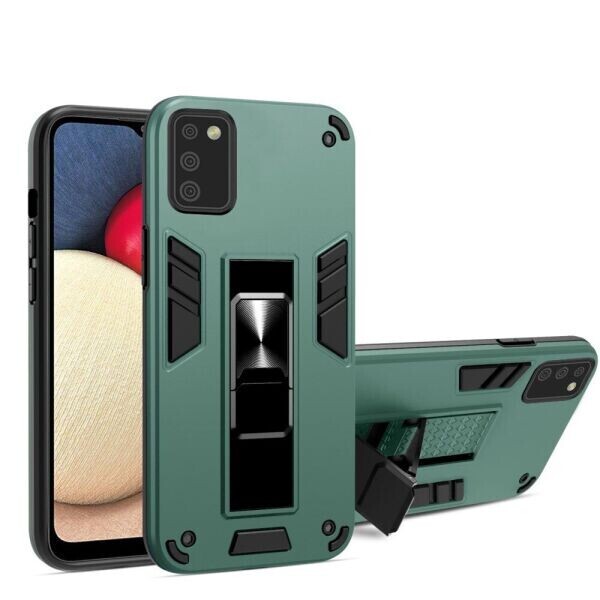 

Защитный чехол Deexe Armor Hybrid для Samsung Galaxy A02s (A025) - Green