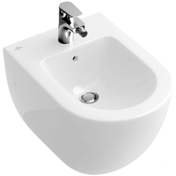 

Биде настенное VILLEROY&BOCH SUBWAY 740000R2 белый (без смесителя) 82348