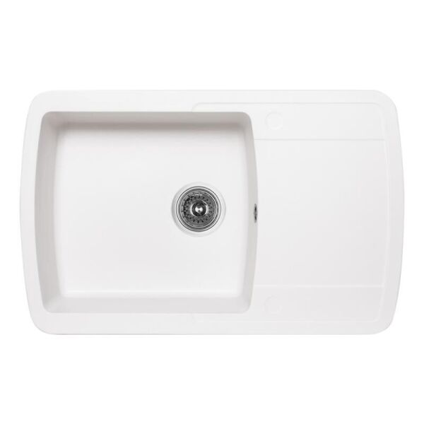 

Мойка на кухню гранитная прямоугольная LIDZ WHI-01 LIDZWHI01770490200 495мм x 770мм белый 83196