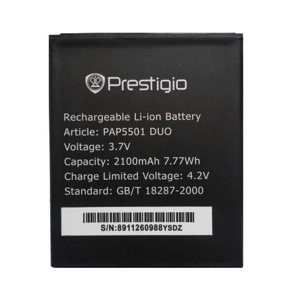 

Аккумулятор для Prestigio MultiPhone PAP5501 DUO