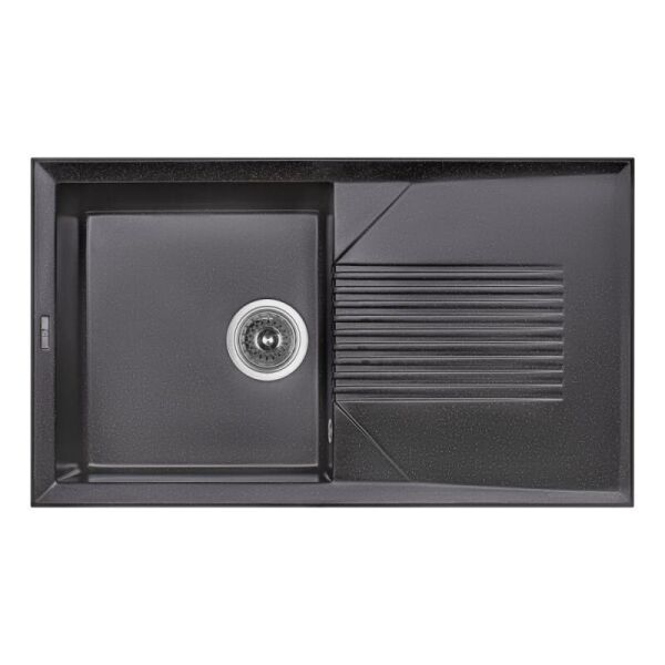 

Кухонная мойка композитная прямоугольная LIDZ BLM-14 LIDZBLM14860500240 500мм x 855мм черный 83209