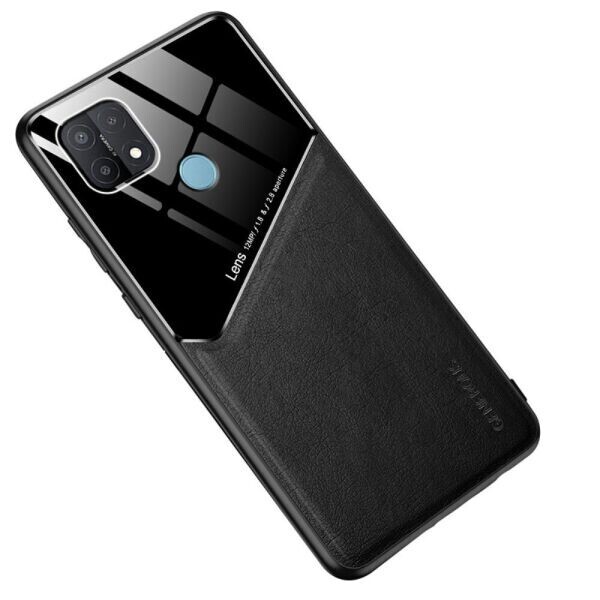 

Защитный чехол Deexe Magnetic Leather Cover для Oppo A15 / A15s - Black