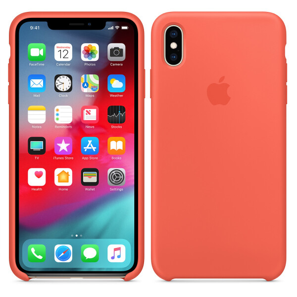 

Чехол силиконовый оригинальный для iPhone Xs Max Nectarine (25731)