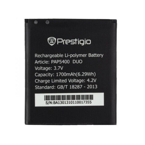

Аккумулятор для Prestigio MultiPhone PAP 5400 DUO