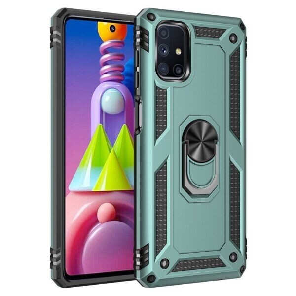 

Защитный чехол Deexe Armor Case для Samsung Galaxy M51 (M515) - Dark Green