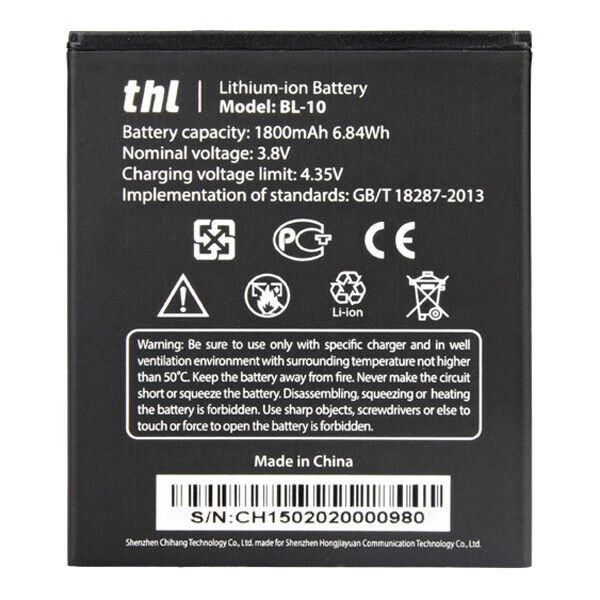 

Аккумулятор для THL T12