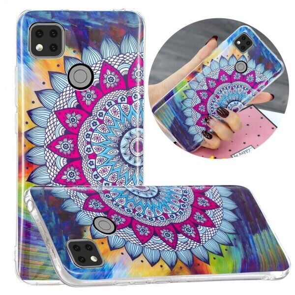 

Силиконовый (TPU) чехол Deexe LumiCase для Xiaomi Redmi 9C - Mandala Flower