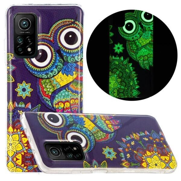 

Силиконовый (TPU) чехол Deexe LumiCase для Xiaomi Mi 10T / Mi 10T Pro - Owl