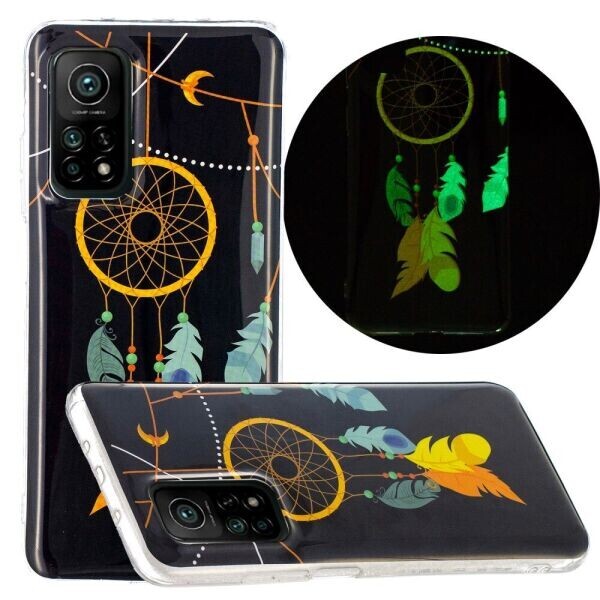 

Силиконовый (TPU) чехол Deexe LumiCase для Xiaomi Mi 10T / Mi 10T Pro - Feather Dream Catcher
