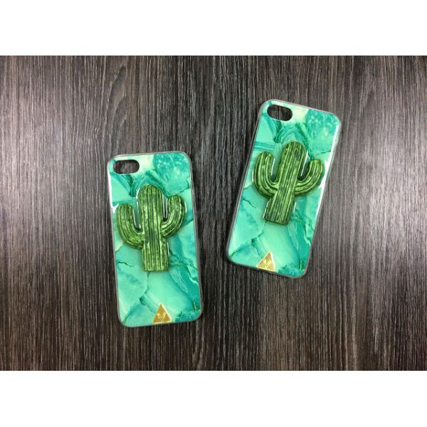 

Силиконовый чехол для iPhone 6 / 6S Green с кактусом