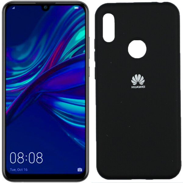 

Чехол силиконовый оригинальный для Huawei Y6 2019 Черный (27559)