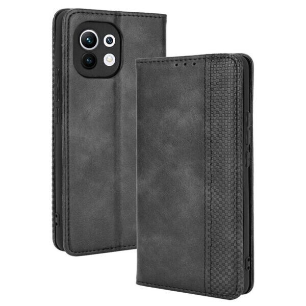 

Чехол Deexe Retro Style для Xiaomi Mi 11 - Black