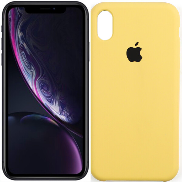 

Чехол силиконовый оригинальный для iPhone Xr Золотой (27392)