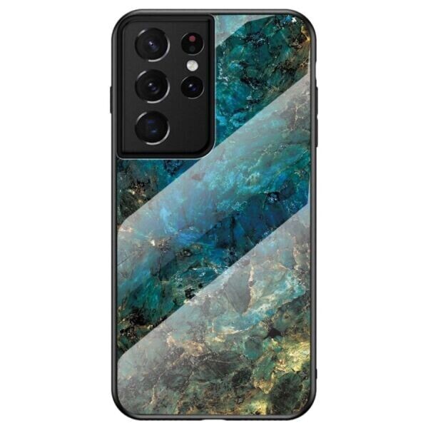 

Защитный чехол Deexe Gradient Pattern для Samsung Galaxy S21 Ultra - Jade