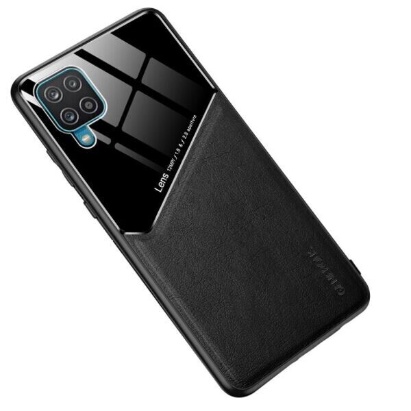 

Защитный чехол Deexe Magnetic Leather Cover для Samsung Galaxy A12 (A125) - Black