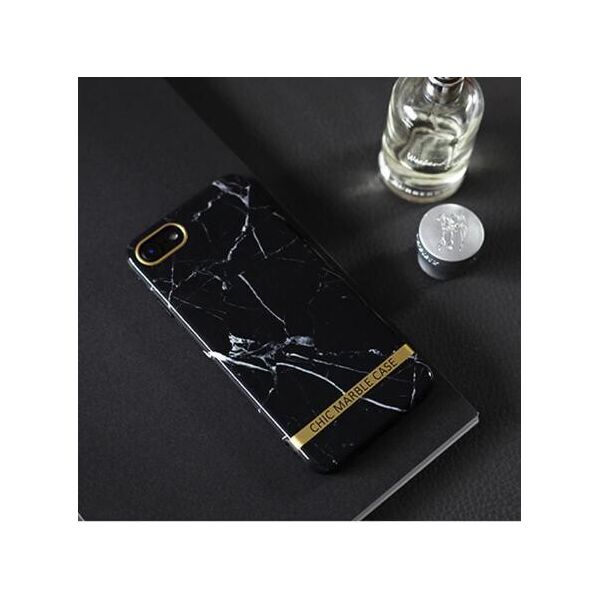 

Чехол силиконовый Chic marble case для iPhone 7 Plus / 8 Plus черный мрамор