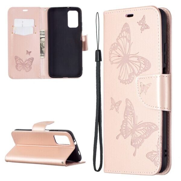 

Чехол UniCase Butterfly Pattern для Xiaomi Redmi 9T - Rose Gold