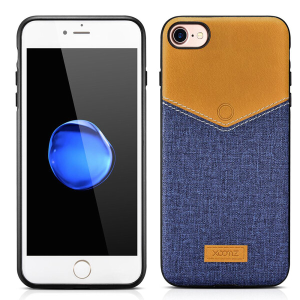 

Чехол Xoomz V-Neck PU Series для iPhone 7 (xip 718) Blue (16620)