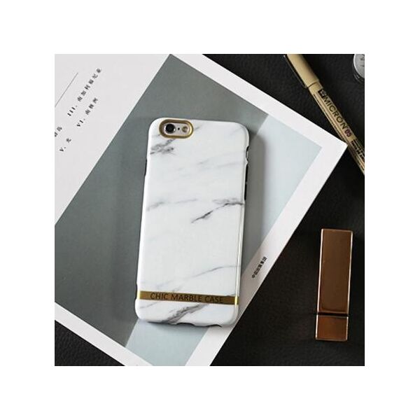 

Чехол силиконовый Chic marble case для iPhone 6 Plus / iPhone 6S Plus белый мрамор