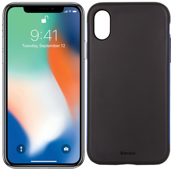 

Чехол Baseus Bumper Case для iPhone X Dark Blue (BM15) (21408)