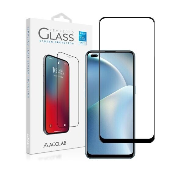 

Защитное стекло ACCLAB Full Glue для OPPO Reno 4 lite - Black