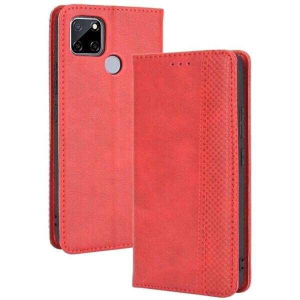 

Чехол Deexe Retro Style для Oppo A15 / A15s - Red