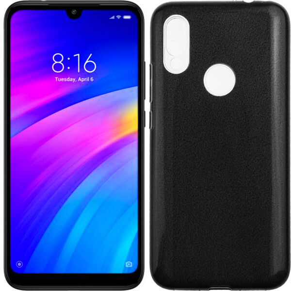 

Чехол силиконовый 3in1 Блёстки для Xiaomi Redmi 7 Black (26837)