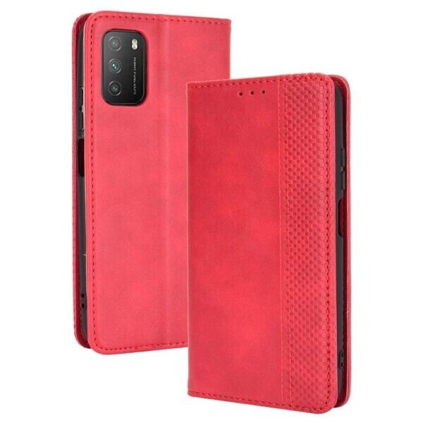 

Чехол Deexe Retro Style для Xiaomi Poco M3 - Red