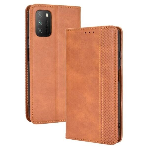 

Чехол Deexe Retro Style для Xiaomi Poco M3 - Brown