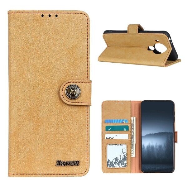 

Чехол-книжка KHAZNEH Wallet Cover для Nokia 5.4 - Yellow