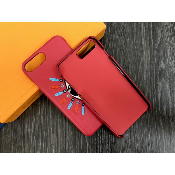 

Плаcтиковый чехол для iPhone 7 Plus / 8 Plus Красный с глазом, кожа